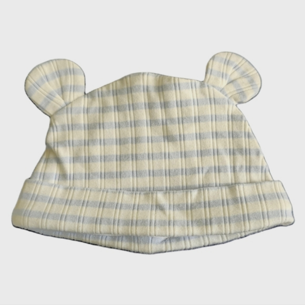 Janie and Jack Baby Ribbed Bear Ear Beanie
